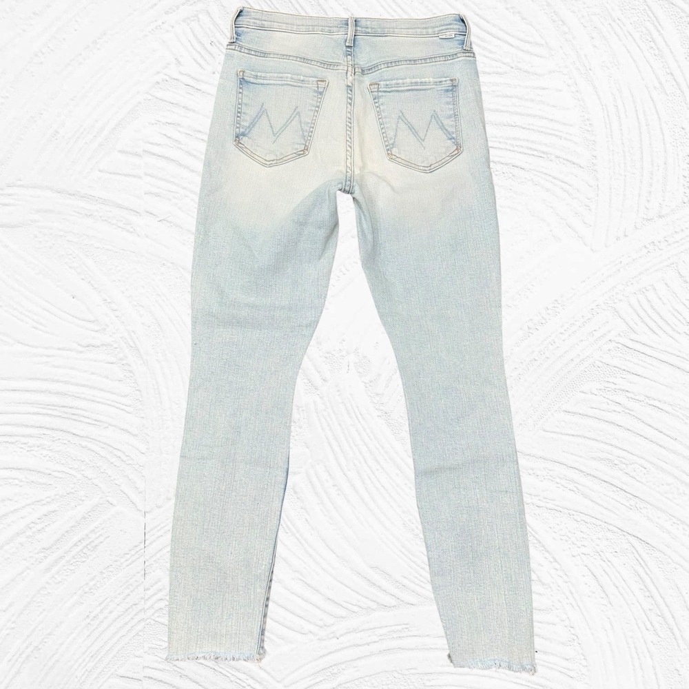 MOTHER Stunner Zip Ankle‎ Step Fray Rolling In The Bushes Size 26(28X27.5)